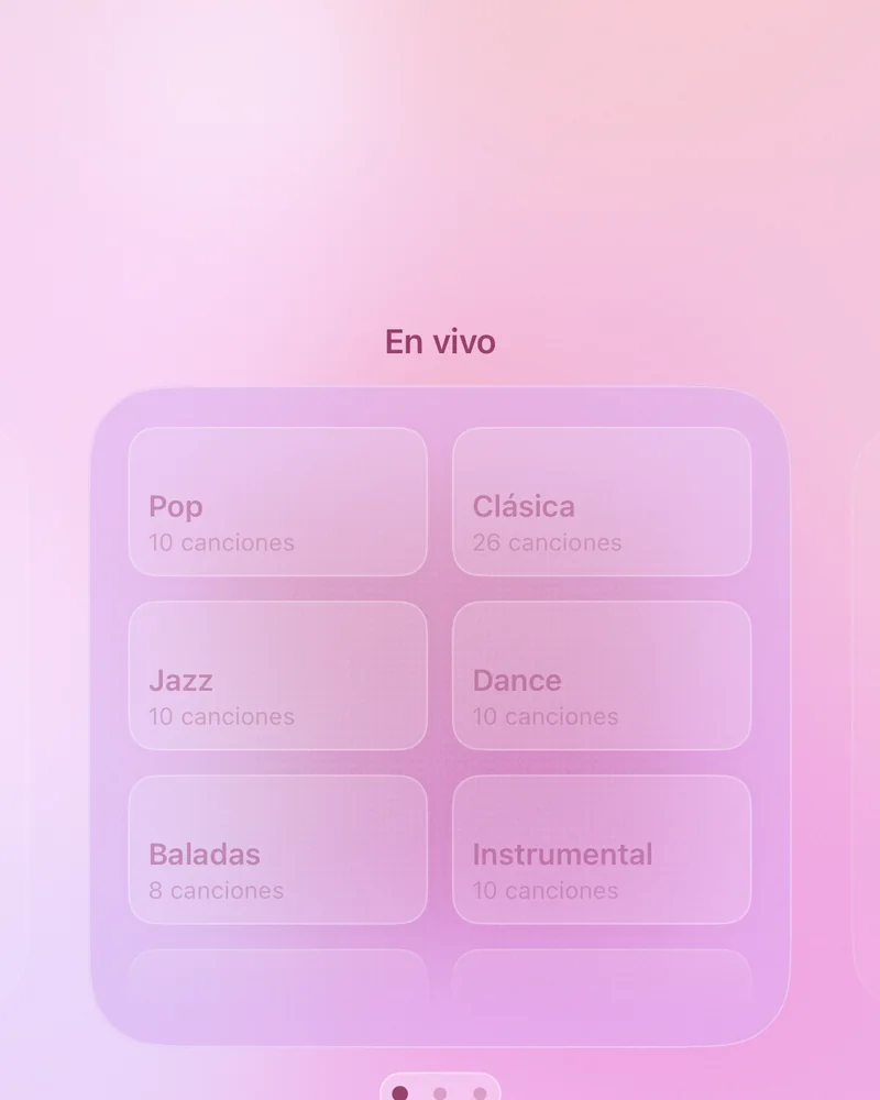 Música en vivo en la app HUMAKNITY