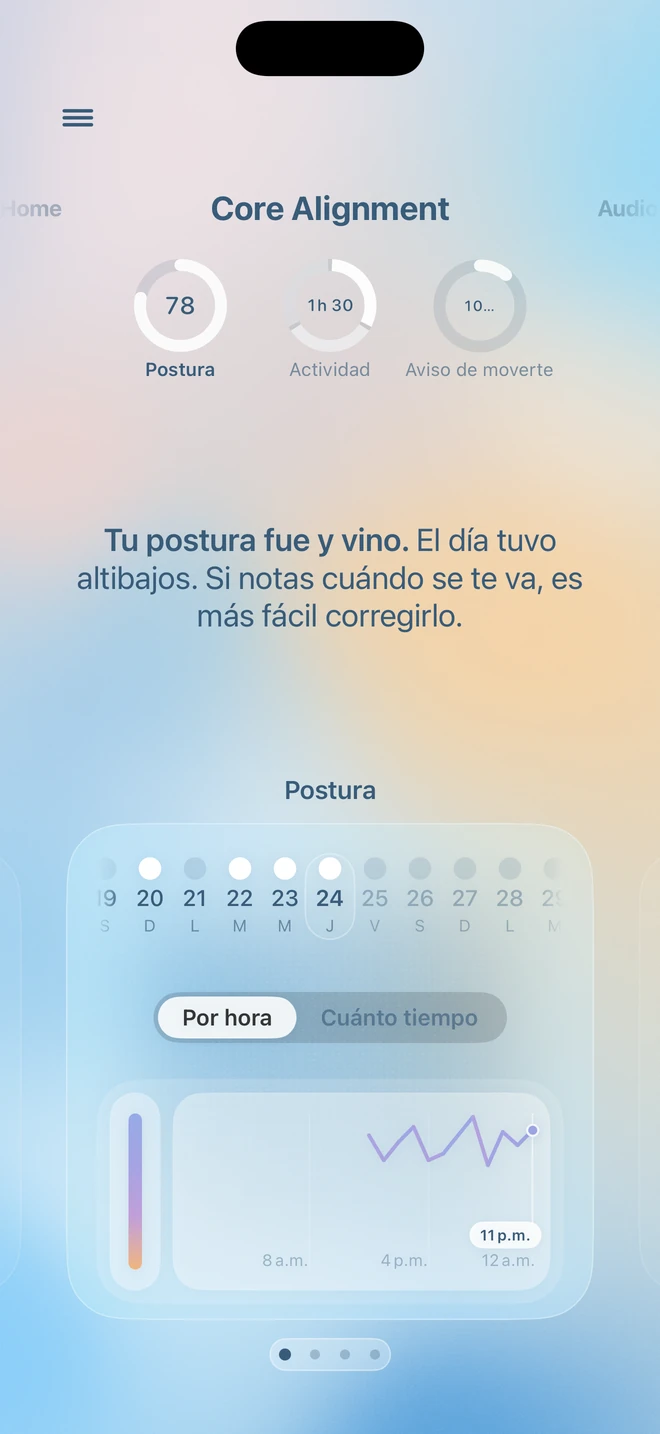 Pantalla de la app HUMAKNITY